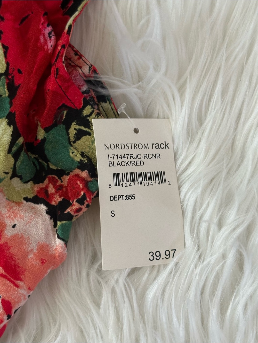 Love Stitch Floral Maxi Dress Multicolor Size S NWT - Picture 5 of 6